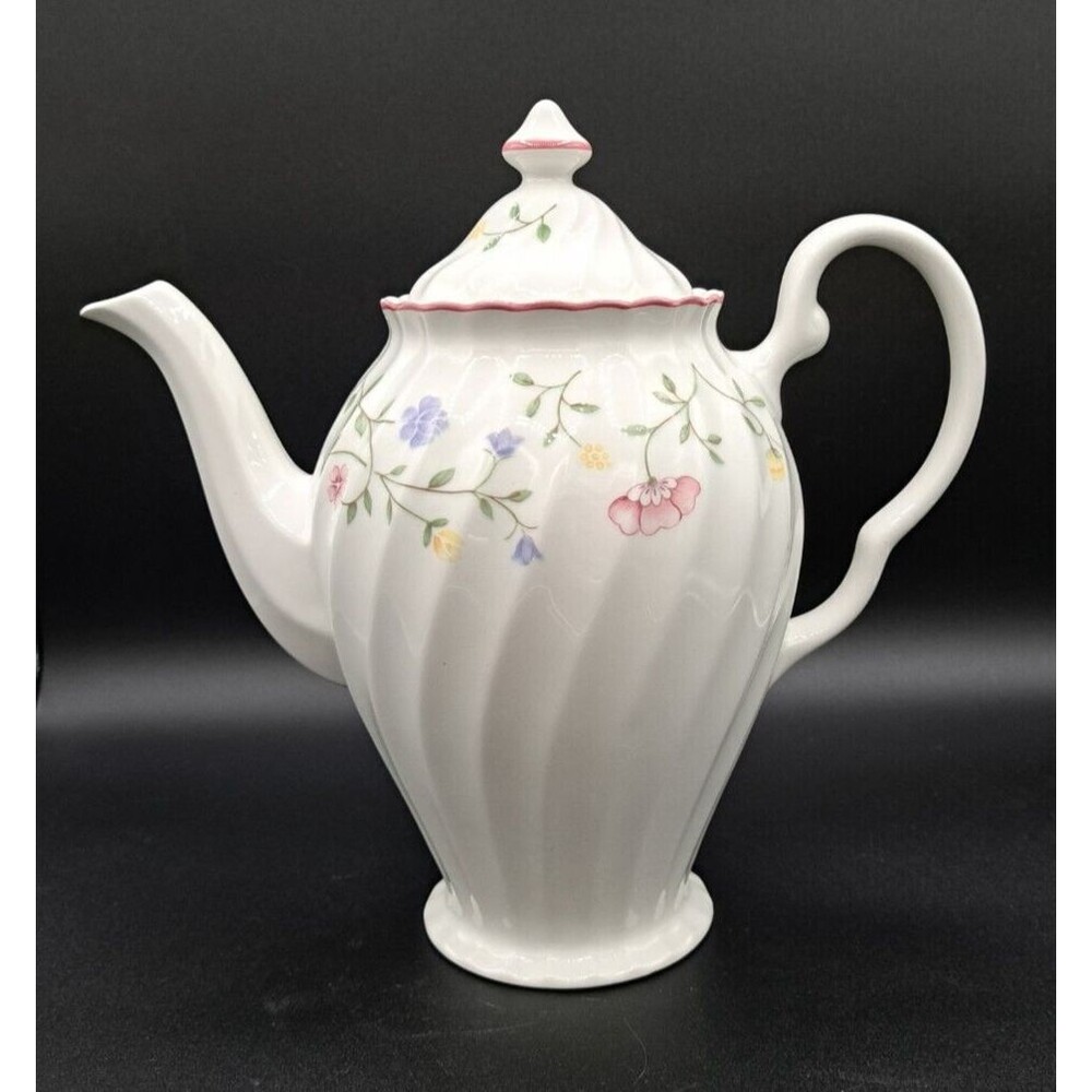 Johnson Brothers 'Summer Chintz' Vintage 1980s Floral Tea Coffee Pot with Lid